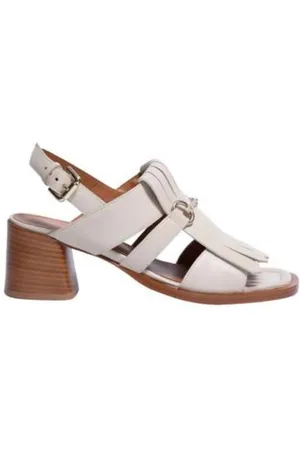 Guglielmo Rotta Skor, Dam, 40 EU, Läder, Eleganta lädersandaler med fransar