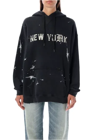 R13 Sweatshirts & Hoodies, Dam, M, New York Hoodie - Urban Style