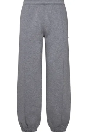 Givenchy Byxor, Herr, L, Bomull, Ljusgrå bomulls joggingbyxor