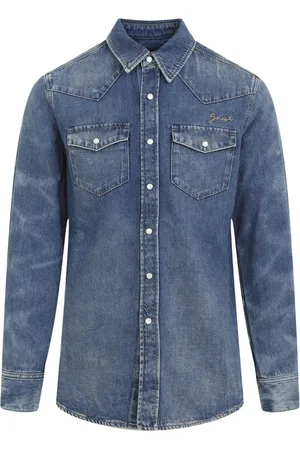 Givenchy Skjorta, Herr, S, Denim, Ocean Denim Skjorta