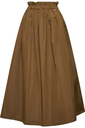 HERNO Kjol, Dam, M, Polyester, Utsvängd A-linjeformad Maxikjol