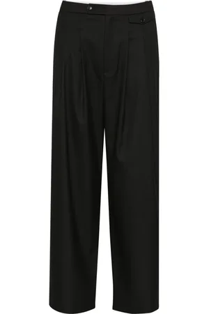 Gestuz Byxor, Dam, 2Xl, Svarta ballongbyxor med hög midja