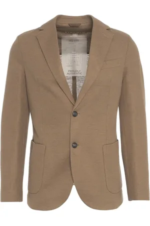 Circolo Jacka, Herr, L, Brun Blazer Easy Jacket