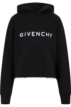 Givenchy Sweatshirts & Hoodies, Dam, M, Bomull, Svart bomullshoodie