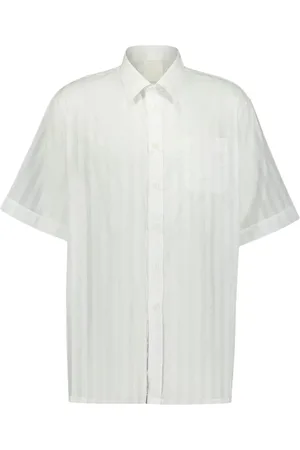 Givenchy Skjorta, Herr, L, Bomull, Randig skjorta i bomullsvoile