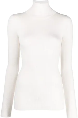 Gucci Stickade tröjor & koftor, Dam, L, Spandex, Ribbstickad polotröja