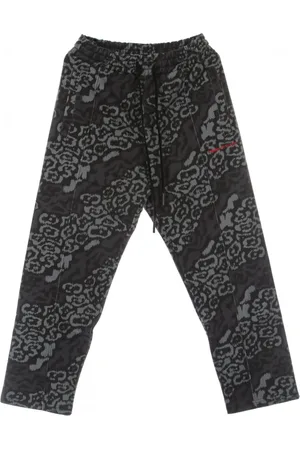 Vision Of Super Byxor, Herr, XL, Lättvikts Tracksuitbyxor med Leopardmönster för Män