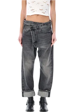 R13 Jeans, Dam, W25, Bomull, Leyton Svarta Casual Jeans
