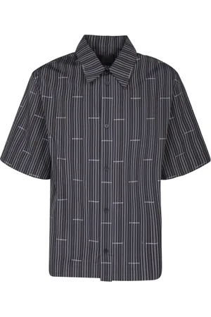 Givenchy Skjorta, Herr, L, Bomull, Randig grå pikétröja