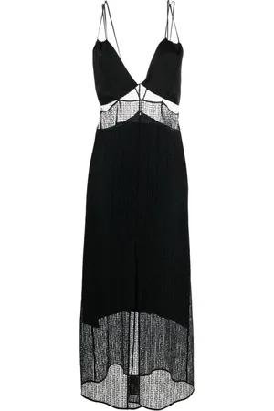Givenchy Klänning, Dam, S, 4G Motif Semi Sheer Maxi Klänning