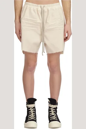 Rick Owens Shorts, Herr, M, Naturliga Bermuda Boxer Shorts