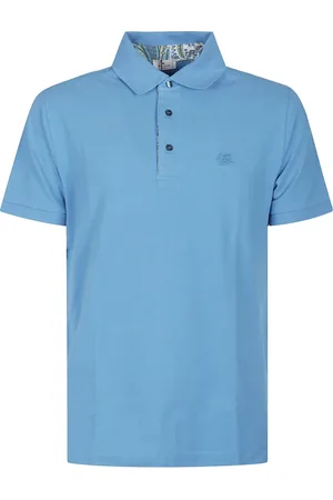 Etro Topp, Herr, L, Polo T-shirt med Tryck och Korta ärmar