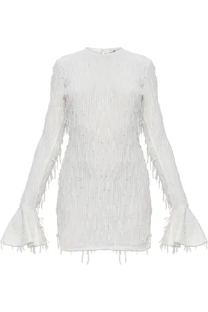 ROTATE Klänning, Dam, S, Polyester, Fringe Klänning