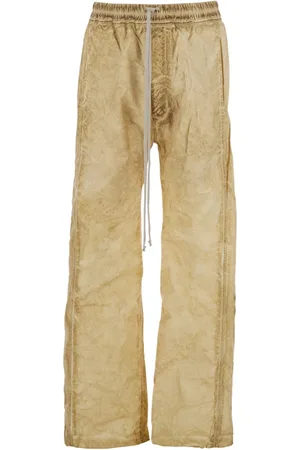 Rick Owens Byxor, Herr, M, Bomull, Parchment Pusher Byxor