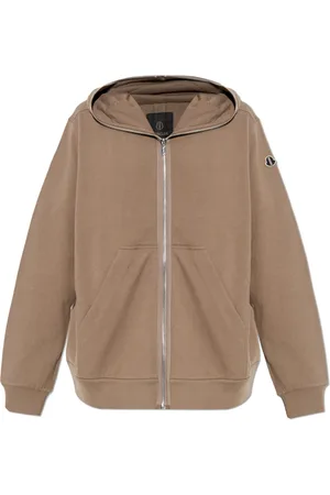 Rick Owens Sweatshirts & Hoodies, unisex, L, Bomull, Zip-through Hoodie