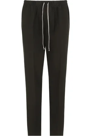 Rick Owens Byxor, Herr, L, Bomull, Långbyxor med dragsko