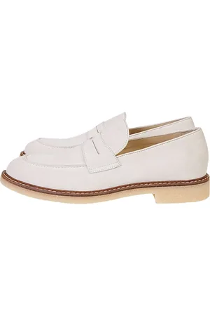 ELEVENTY Skor, Herr, 40 EU, Mocka, Penny Loafer i kalvsuede