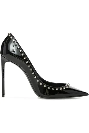 Saint Laurent Skor, Dam, 35 EU, Eleganta Svarta Pumps
