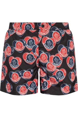 Moncler Badkläder, Herr, L, Läder, Badbyxor med logotyp