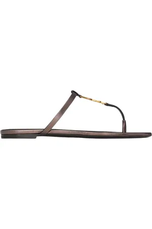 Saint Laurent Skor, Dam, 39 EU, Läder, Stilrena sandaler för sommaren