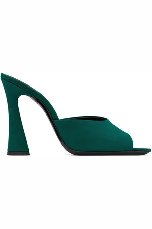 Saint Laurent Skor, Dam, 37 EU, Läder, Suite Mule Sandal