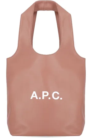 A.P.C. Väska, Dam, ONE Size, Läder, Rosa Syntetiskt Läder Shoppingväska