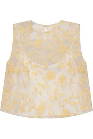 ROTATE Topp, Dam, L, Polyester, Topp med skimrande applikationer