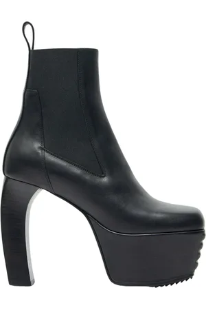 Rick Owens Skor, Dam, 37 EU, Läder, Banana Heeled Boots