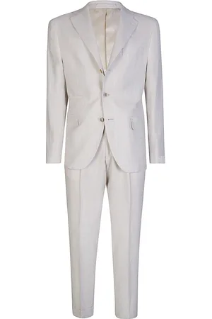 ELEVENTY Kappa, Herr, XL, Linne, Slim Fit Linne Ull Silk Jacka