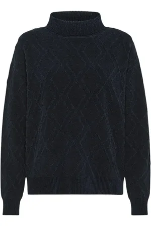 RRD Stickade tröjor & koftor, Dam, M, Embossed Chenille Turtleneck Sweater