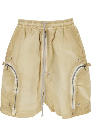 Rick Owens Shorts, Herr, L, Bomull, Bauhaus Pergament Shorts