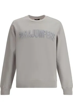 Parajumpers Sweatshirts & Hoodies, Herr, S, Bomull, Monogram Crew Neck Bomullsweatshirt