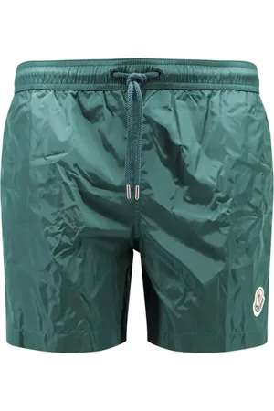 Moncler Badkläder, Herr, L, Badbyxa med logotypapplikation