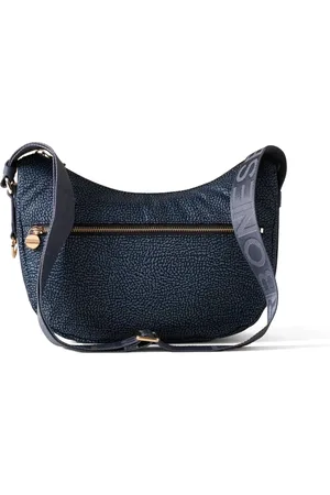 Borbonese Väska, Dam, ONE Size, Läder, Eco Line Liten Hobo Väska