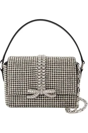 Self-Portrait Väska, Dam, ONE Size, Crystal Micro Bag - Silver
