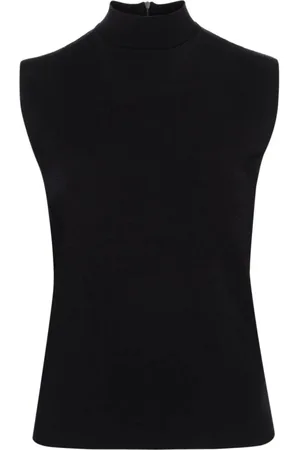 Plan C Topp, Dam, S, Mock Neck Tank Top