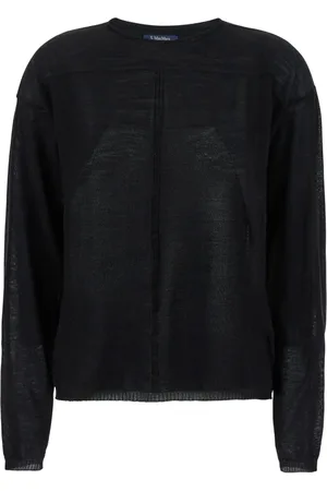Rick Owens Stickade tröjor & koftor, Dam, L, Crewneck Pullover