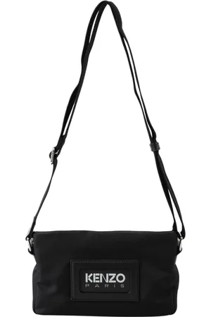 Kenzo Väska, Dam, ONE Size, Läder, Minimalistisk Crossbody-väska med Präglat Logotyp