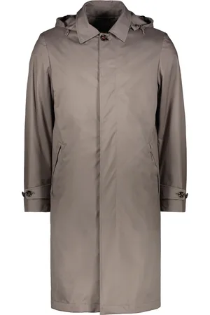 MOORER Kappa, Herr, M, Polyester, Huva vattentät regnrock med fickor