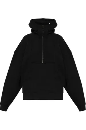 Saint Laurent Sweatshirts & Hoodies, Dam, S, Bomull, Half-Zip Hoodie