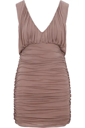 Saint Laurent Klänning, Dam, S, Rosa Cupro Klänning