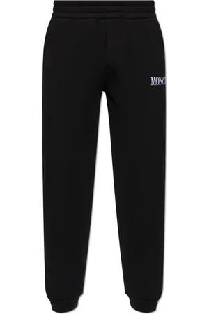 Moncler Byxor, Herr, L, Bomull, Logo Sweatpants