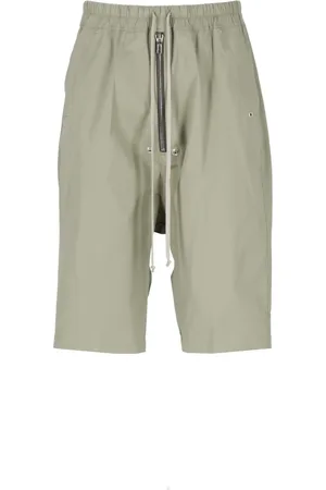 Rick Owens Shorts, Herr, S, Bomull, Bomullsbermudashorts med elastisk midja