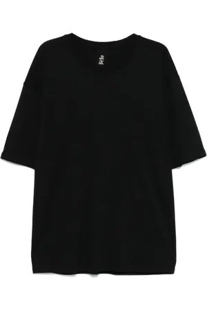 THOM KROM Topp, Herr, M, Svart Crew Neck T-shirts och Polos