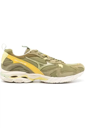 Mizuno Skor, Herr, 40 1/2 EU, Mocka, Panelled Sneakers