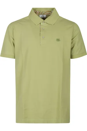 Etro Topp, Herr, L, Polo T-shirt med Tryck och Korta ärmar