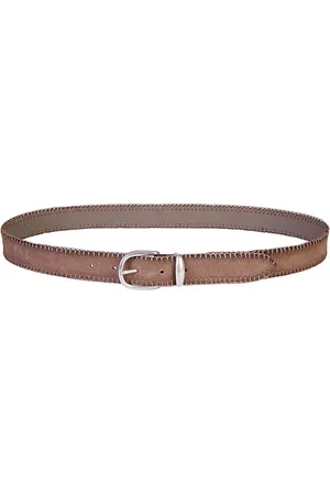 ELEVENTY Accessoarer, Herr, 95 CM, Mocka, Vintage Mockabälte