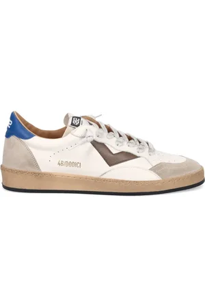 4b12 Skor, Herr, 42 EU, Läder, Vita Sneakers