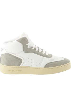 Saint Laurent Skor, Herr, 40 EU, Läder, Bicolor Läder- och Mockasneakers