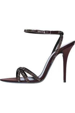 Saint Laurent Skor, Dam, 36 EU, Läder, Högklackade Sandaler